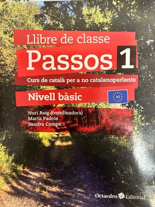 Libro de catalán Passos 1 Nivel Basic