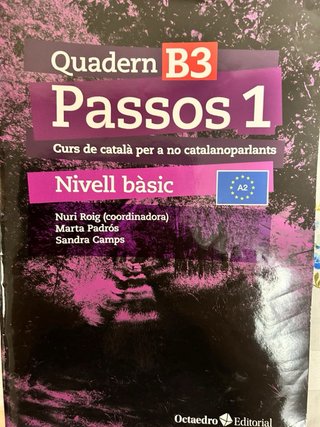 Libro de catalán Passos 1 Nivel Basic