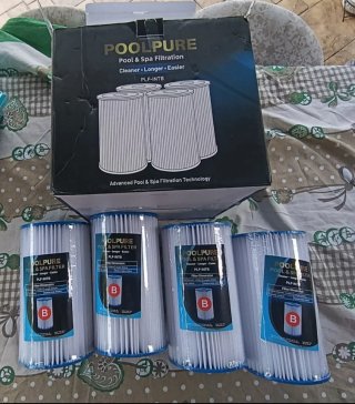 Set di 4 Filtri Piscina Poolpure PLF-INTB