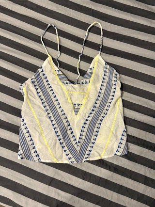 Top Stradivarius lino