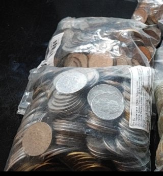 Lote de 1kg de Monedas Antiguas Internacionales