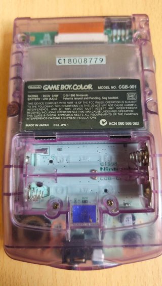 Nintendo Game Boy Color Transparente