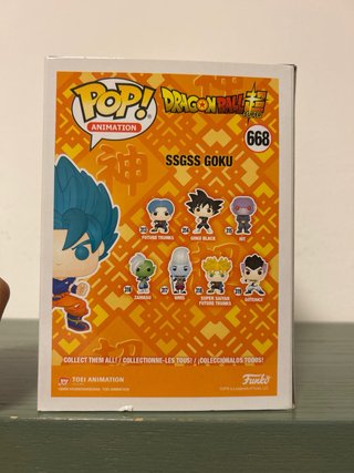 Funko Pop SSGSS Goku 668 Dragon Ball Super