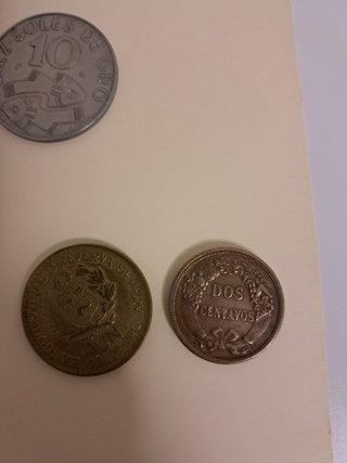 Monedas de México y Perú Varias