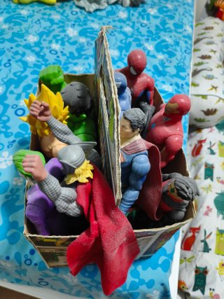 Colección Figuras Superhéroes Marvel y DC