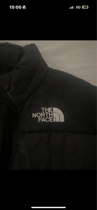Chaqueta The North Face Negra valorado en 300