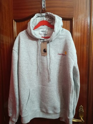 Sudadera Carhartt Gris Nueva con Etiquetas