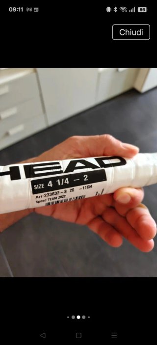 Racchetta Tennis Head Speed Djokovic 285g L4