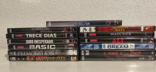Lote 12 Películas DVD (Thriller, Drama, Acción)