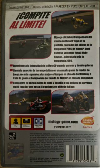 Juego MotoGP para PSP