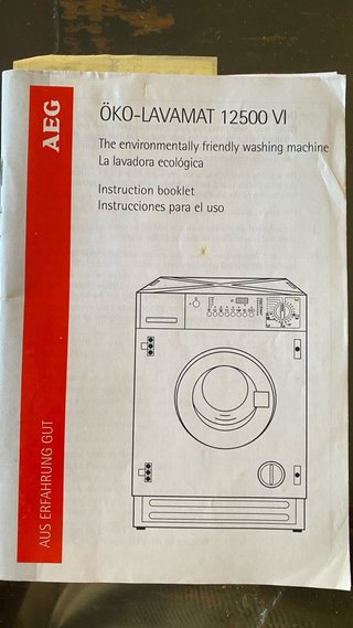 Junta goma puerta lavadora AEG Lavamat 12500VI
