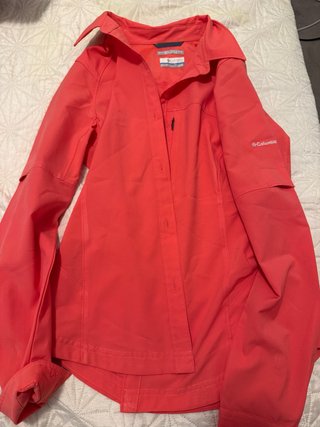 Camisa Columbia Manga Larga Naranja
