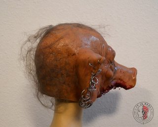 Máscara Cerdo Terror Artesanal Halloween