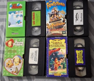 Lote 12 Cintas VHS Películas Infantiles y Clásicos