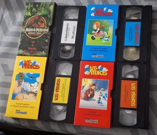 Lote 12 Cintas VHS Películas Infantiles y Clásicos
