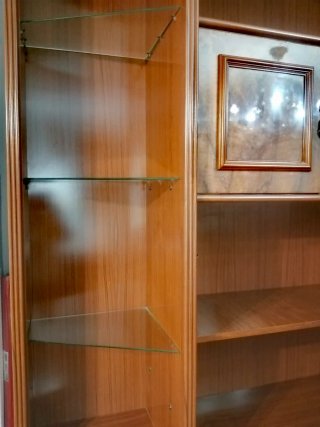 Mueble de Salón Clásico con Rinconera, altura ajus