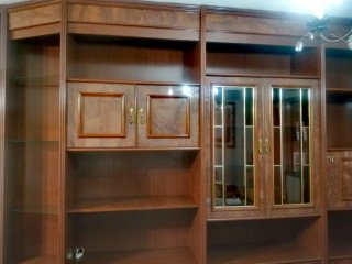 Mueble de Salón Clásico con Rinconera, altura ajus