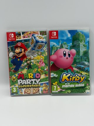 Pack 2 Juegos Nintendo Switch: Mario Party & Kirby