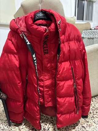 Chaqueta Moncler Roja Talla L