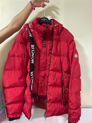 Chaqueta Moncler Roja Talla L