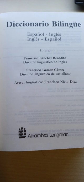 Diccionario bilingüe español-inglés, inglés-esp...