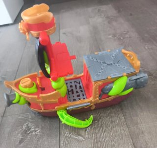Lote Juguetes Piratas Dragones Barco Tesoro