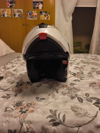 Casco de Moto MT Helmets Blanco Está nuevo
