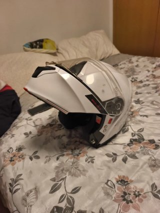Casco de Moto MT Helmets Blanco Está nuevo