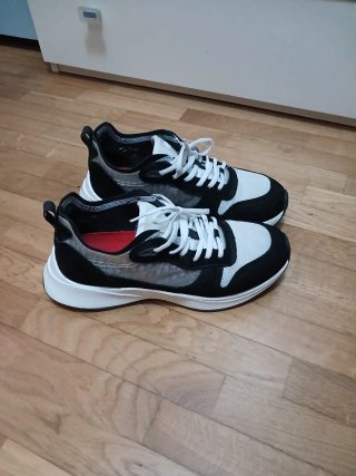 Scarpe Dior b25 uomo nere e bianche
