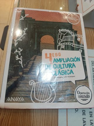 Libro 4 ESO ampliación de cultura clásica