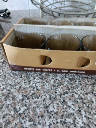 Set 6 Tazas y Platos Duralex Ondas