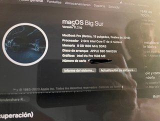 MacBook Pro Retina 15 (2013) i7 8GB