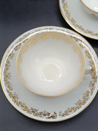 Set tazas café porcelana francesa PL