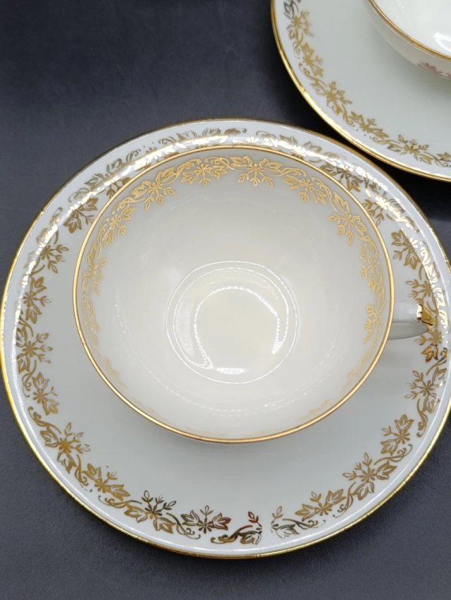 Set tazas café porcelana francesa PL