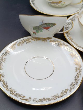 Set tazas café porcelana francesa PL