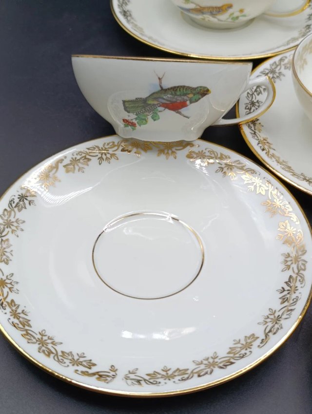 Set tazas café porcelana francesa PL