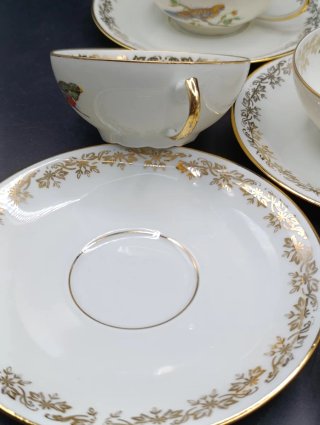 Set tazas café porcelana francesa PL