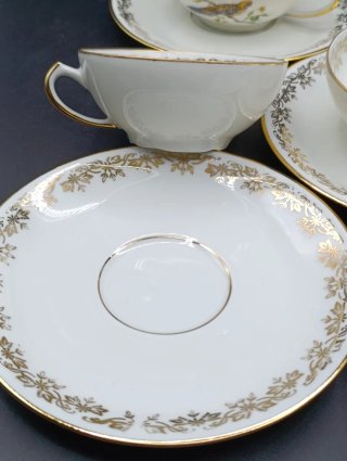 Set tazas café porcelana francesa PL
