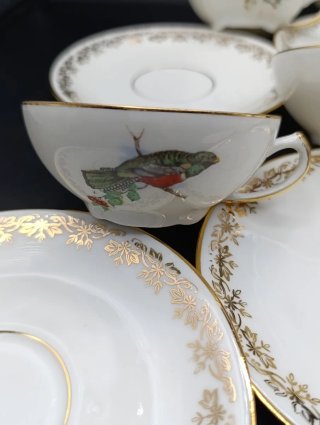 Set tazas café porcelana francesa PL