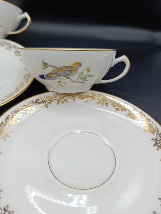 Set tazas café porcelana francesa PL