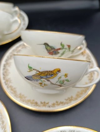 Set tazas café porcelana francesa PL