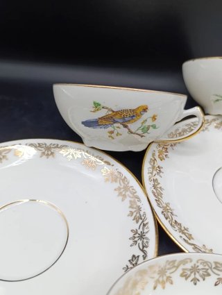 Set tazas café porcelana francesa PL