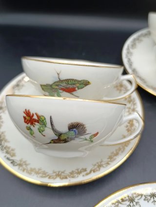 Set tazas café porcelana francesa PL