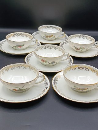 Set tazas café porcelana francesa PL