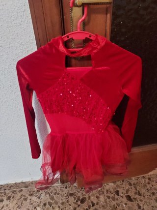 Traje de Gimnasia Rojo