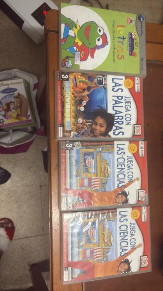 Lote 4 Juegos PC Educación Infantil Muppet Kids