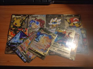Cartas Pokémon Metal Doradas