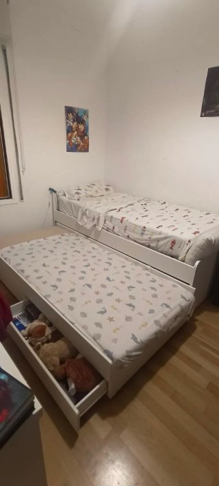 Cama nido Ikea madera blanca Muy buen estado.