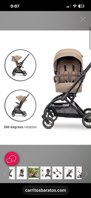 Carrito para bebé Lorelli Makaya