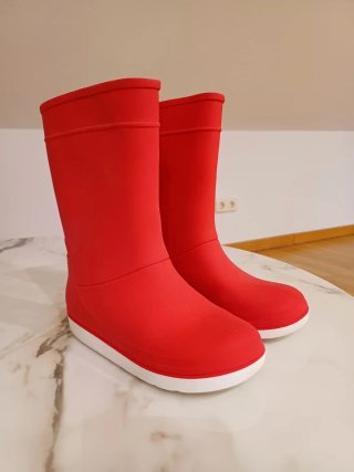Botas de Agua Infantiles Tribord Rojas Talla 23/24
